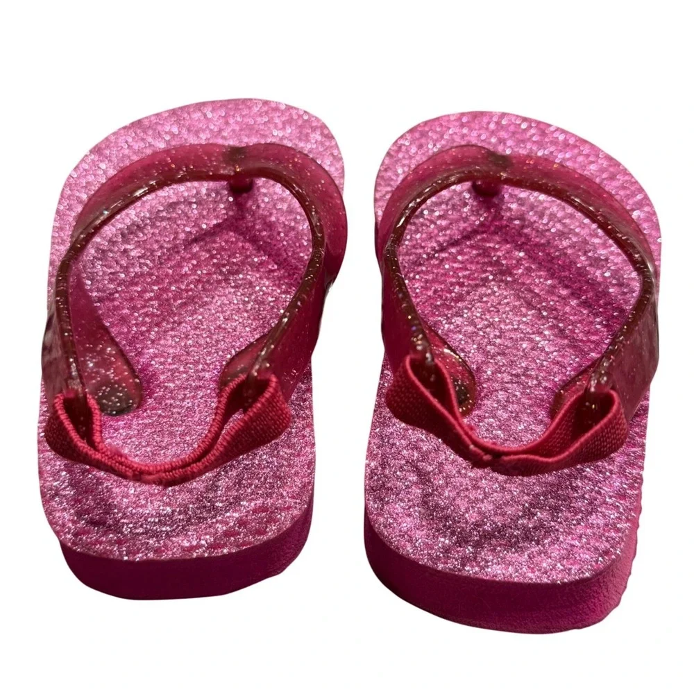 Baby / Toddler Shoes Set of 2 - Koala Kids Pink‎ Lace Shoes & Glitter Flip Flops